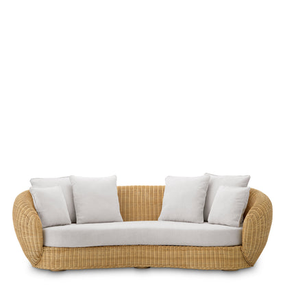 Sofa Rafael natural rattan sentier cream