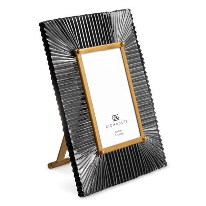 Picture Frame Camille antique brass finish smoke glass