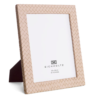 Picture Frame Sintra tan leather set of 2