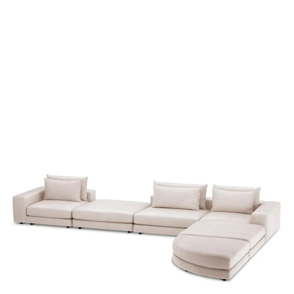 Modular Sofa Lounge Club - Ottoman half round