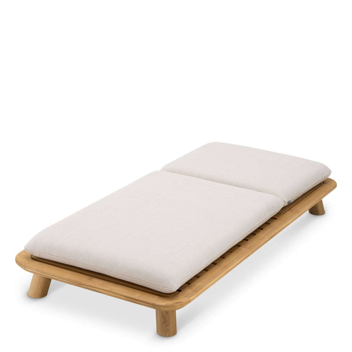 Outdoor Daybed Weston Single natural teak viola sand