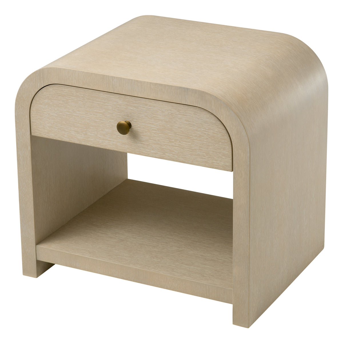 Nightstand Rhodes washed oak veneer