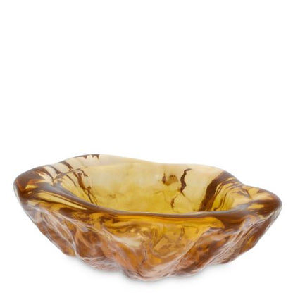 Bowl Courtier amber glass
