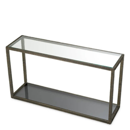 Console Table Bethesda bronze highlight finish