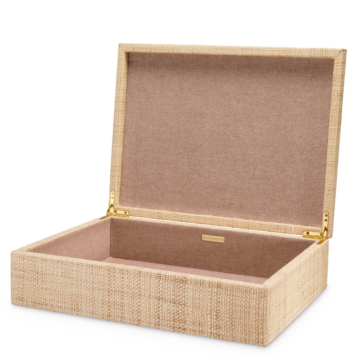 Box Cadiz L natural raffia