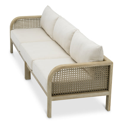 Outdoor Sofa Julian L aged teak viola sand