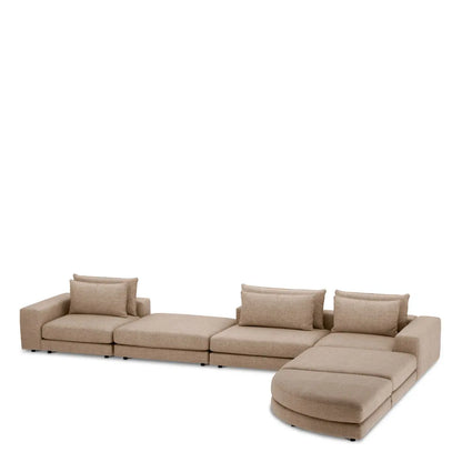 Modular Sofa Lounge Club - Ottoman half round