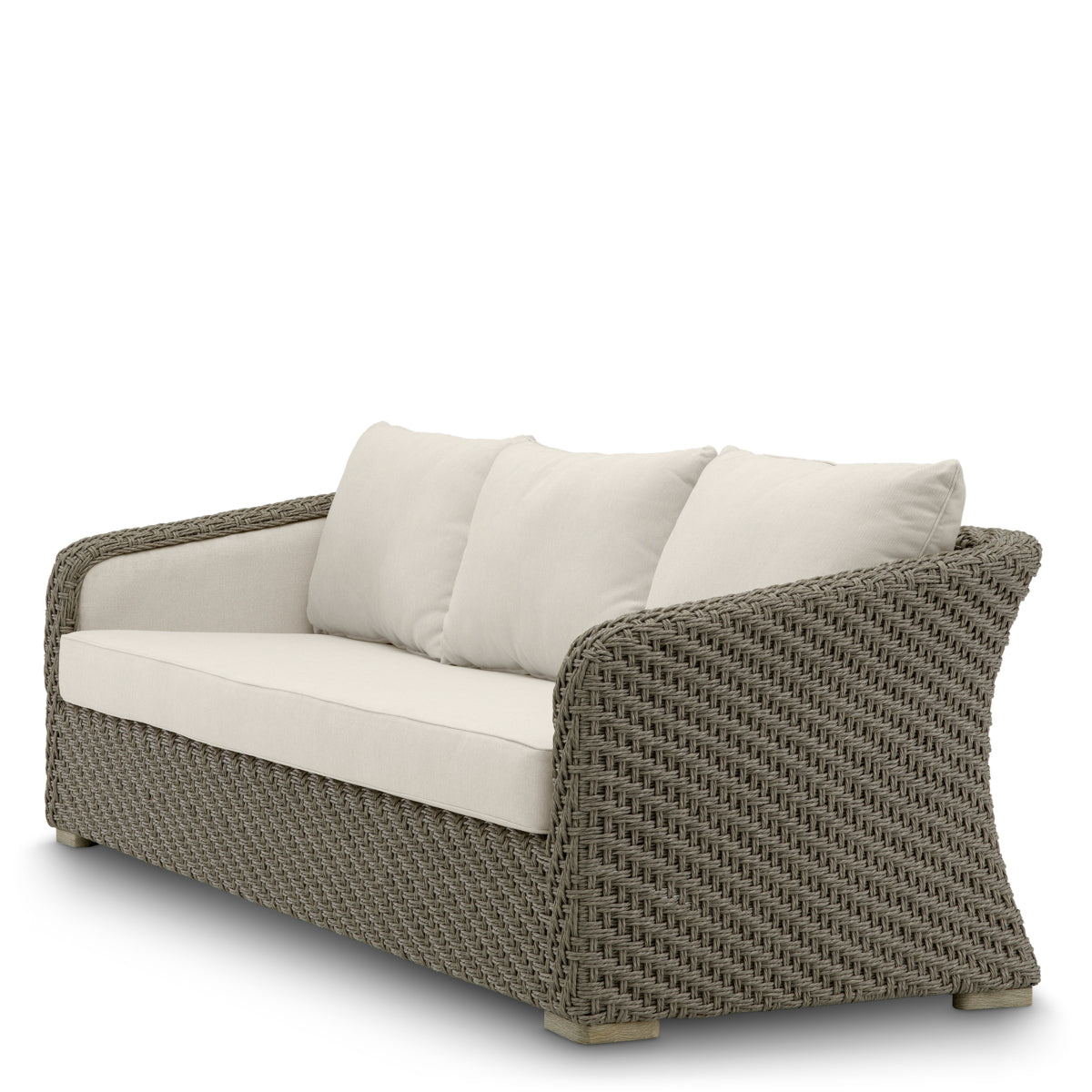 Outdoor Sofa Bryson faux woven rattan viola sand