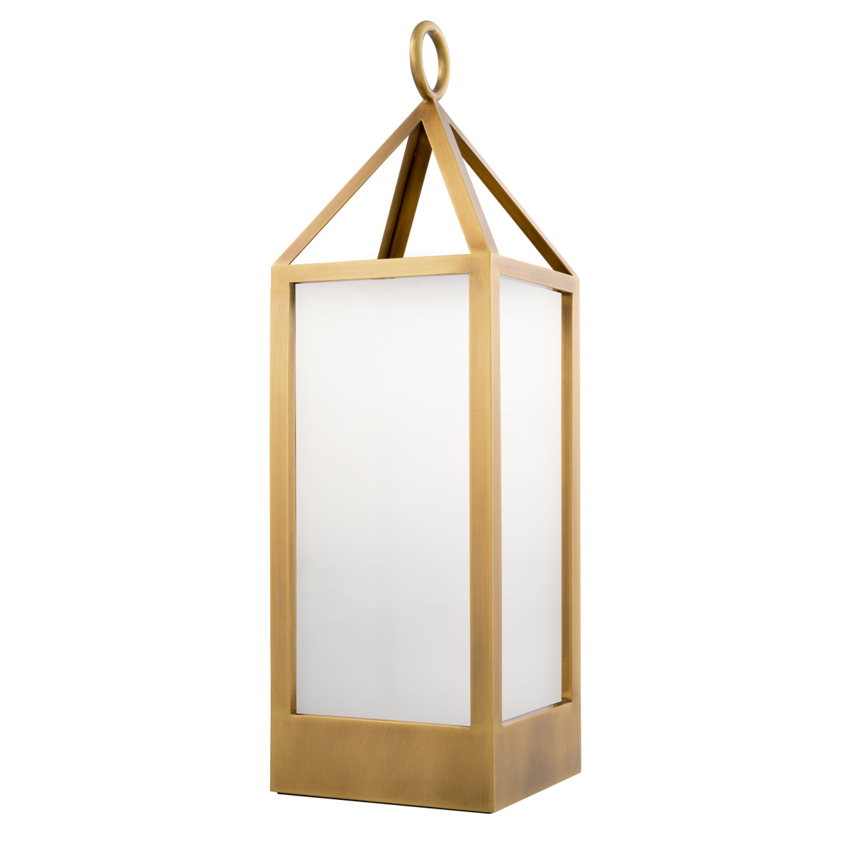 Outdoor Lamp Riserva L antique brass finish