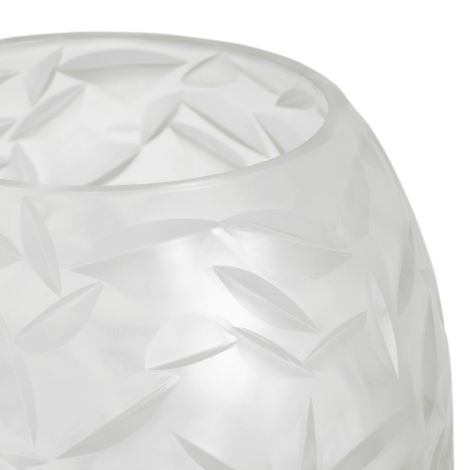 Vase Hadleigh clear color glass