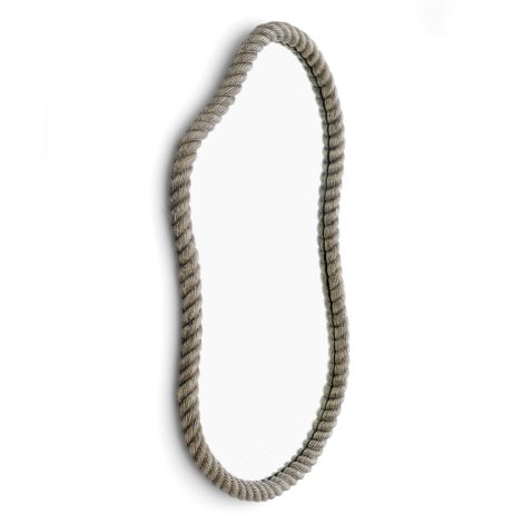 Mirror Elvington L antique nickel finish