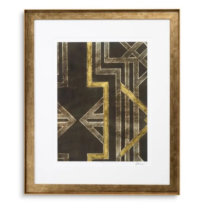 Print Trellis Pattern by Ethan Harper I set of 2 Eichholtz
