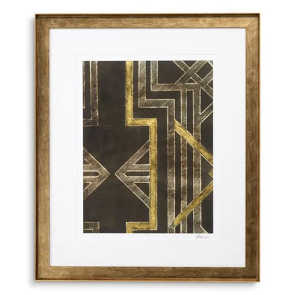 Print Trellis Pattern by Ethan Harper I set of 2 Eichholtz