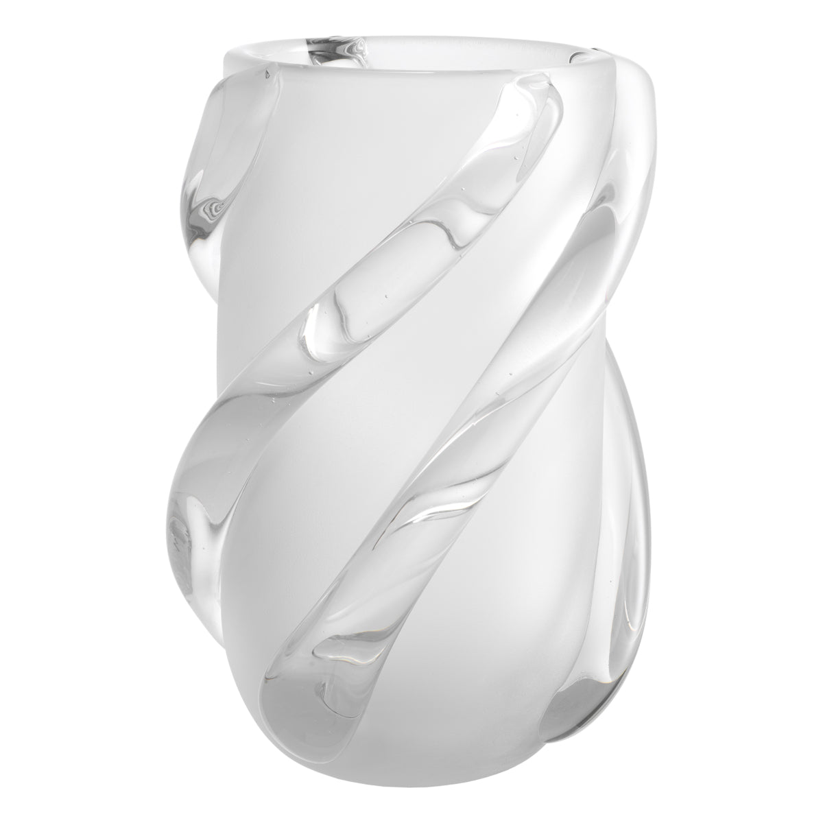 Vase Celestino M frosted white