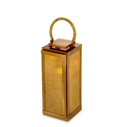 Hurricane Georgian L vintage brass finish bamboo handle