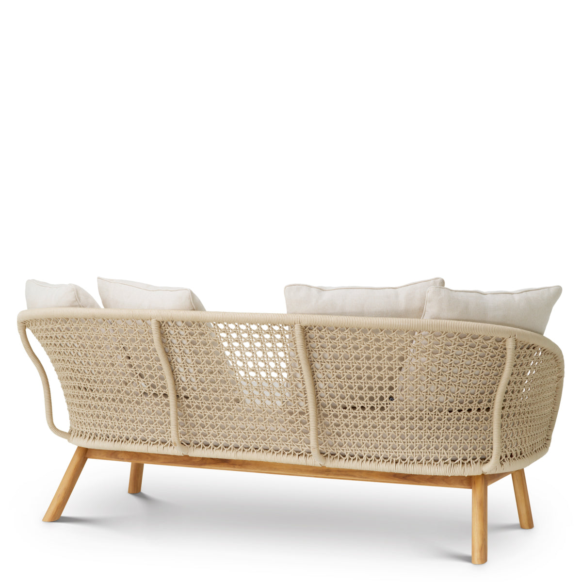 Outdoor Sofa Trinity cream weave viola sand