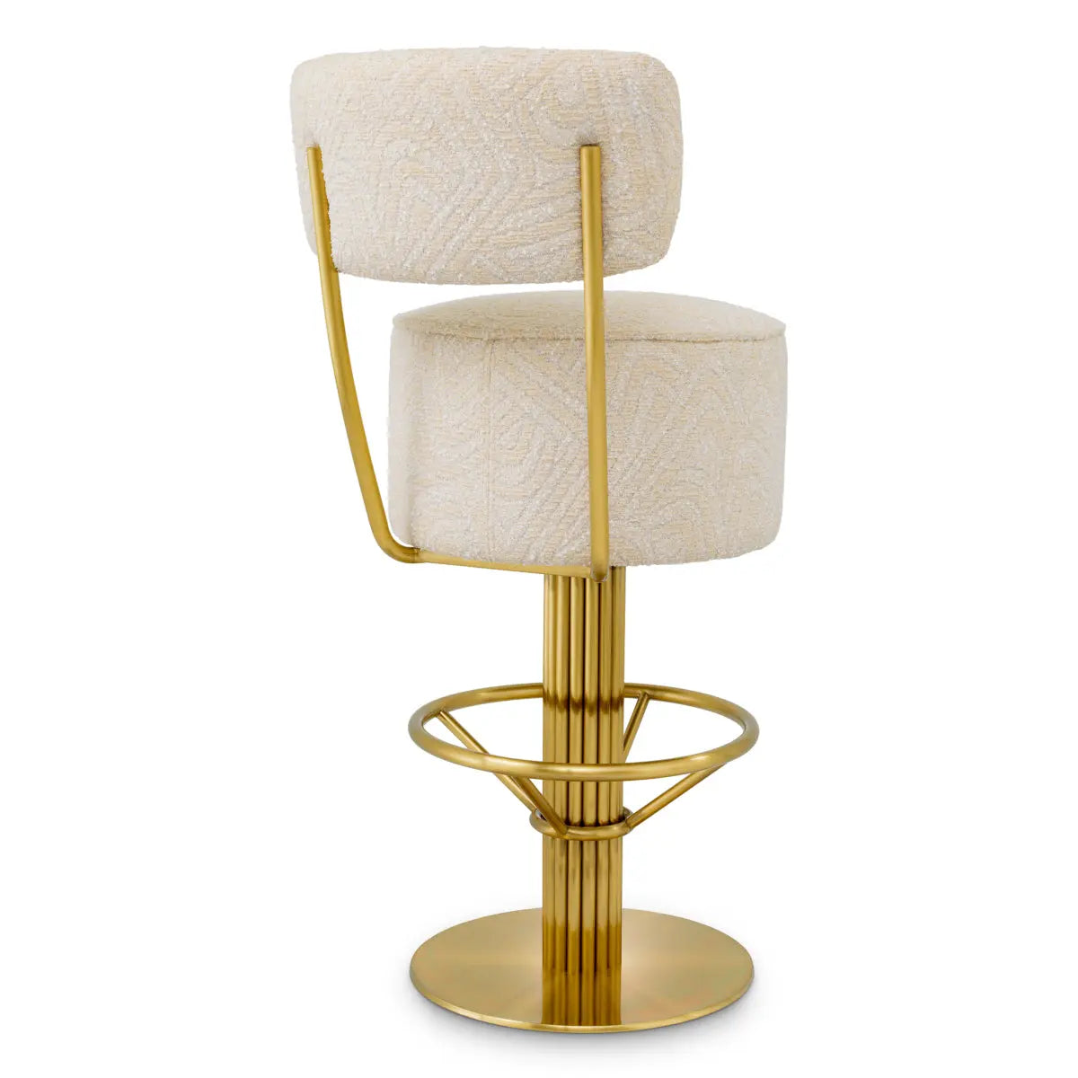 Bar Stool Carleton with back Eichholtz