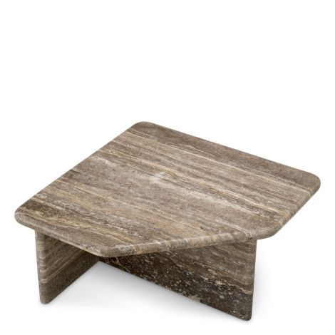 Coffee Table Ciro S silver travertine