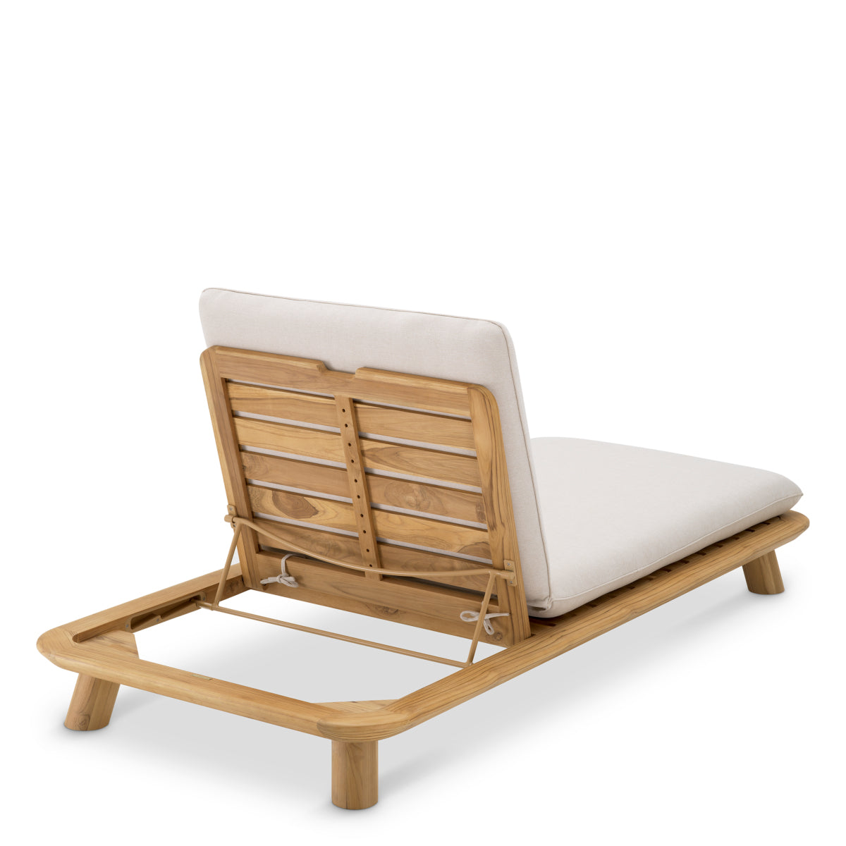 Outdoor Daybed Weston Single natural teak viola sand