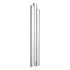 Mirror Novella brushed steel finish