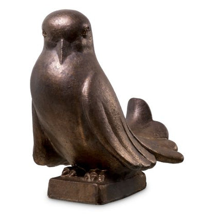 Bird Dove bronze finish