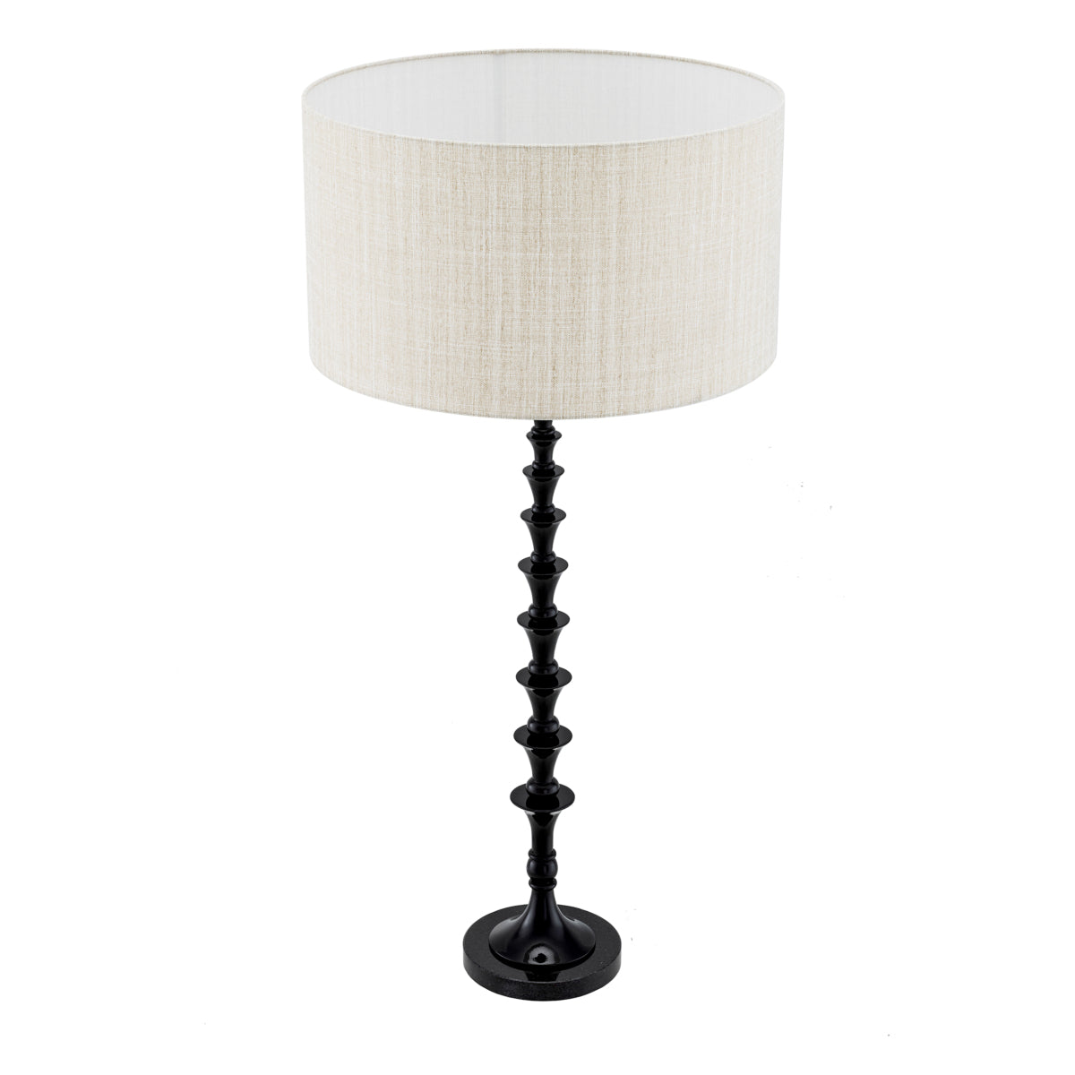 Table Lamp Arabella piano black finish incl shade