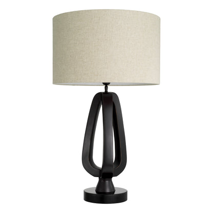 Table Lamp Madrona bronze highlight finish incl shade