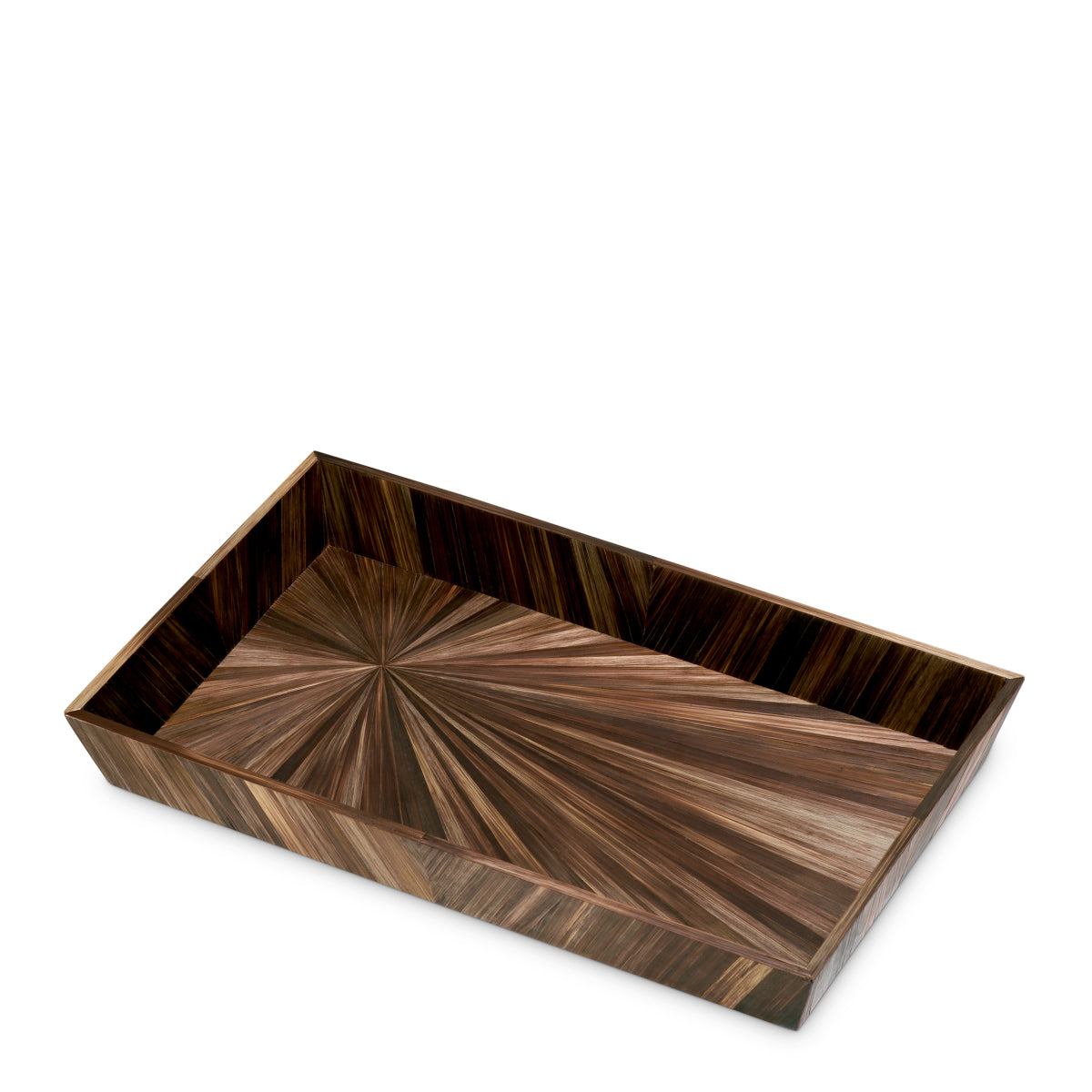 Desk Tray Harvard S straw marquetry brown