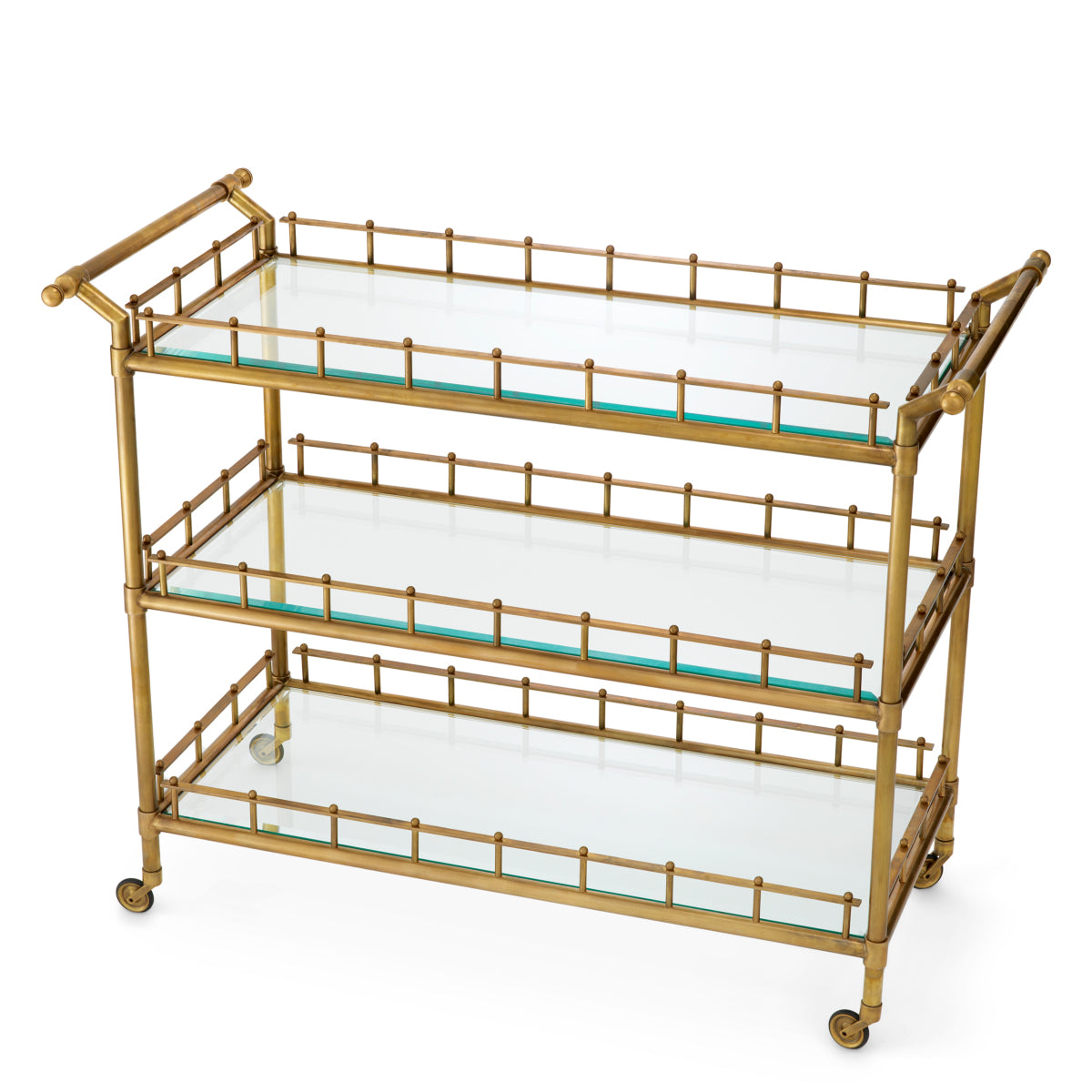 Trolley Scarlett L vintage brass finish