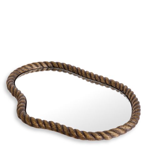 Tray Elvington antique brass finish