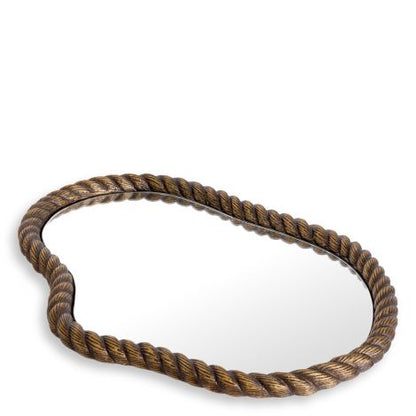 Tray Elvington antique brass finish