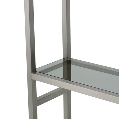 Cabinet Corrado II brushed steel finish