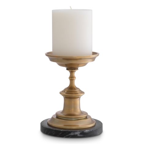 Candle Holder Brampton vintage brass finish