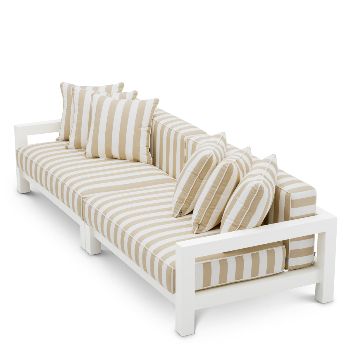 Outdoor Sofa Cap-Antibes matte white florent beige