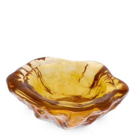Bowl Courtier amber glass