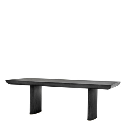 Dining Table Winston charcoal grey oak veneer