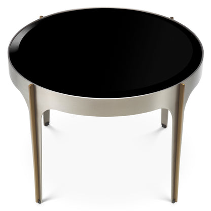 Side Table Artemisa brushed steel finish