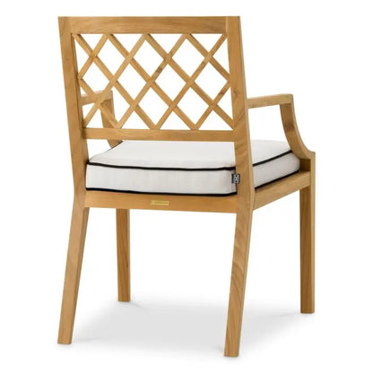 Outdoor Dining Chair Paladium with arm Eichholtz
