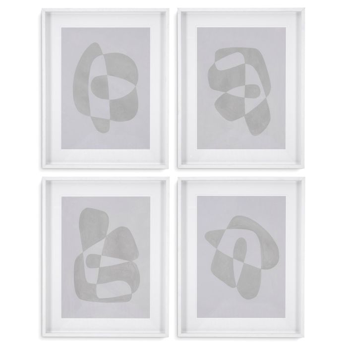 Print Soft shape set of 4 Eichholtz