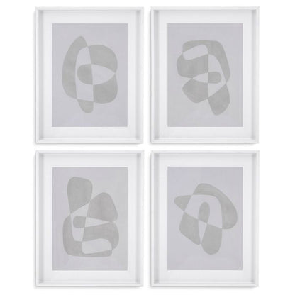 Print Soft shape set of 4 Eichholtz