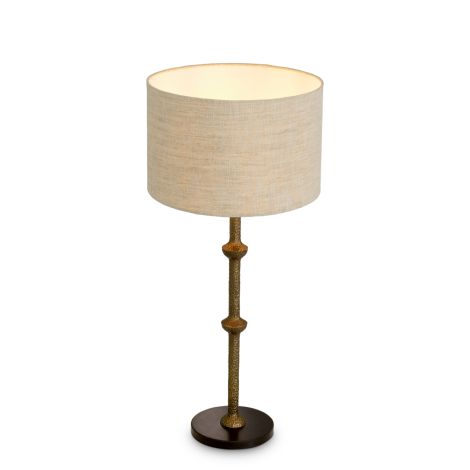 Table Lamp Lucente vintage brass finish incl shade