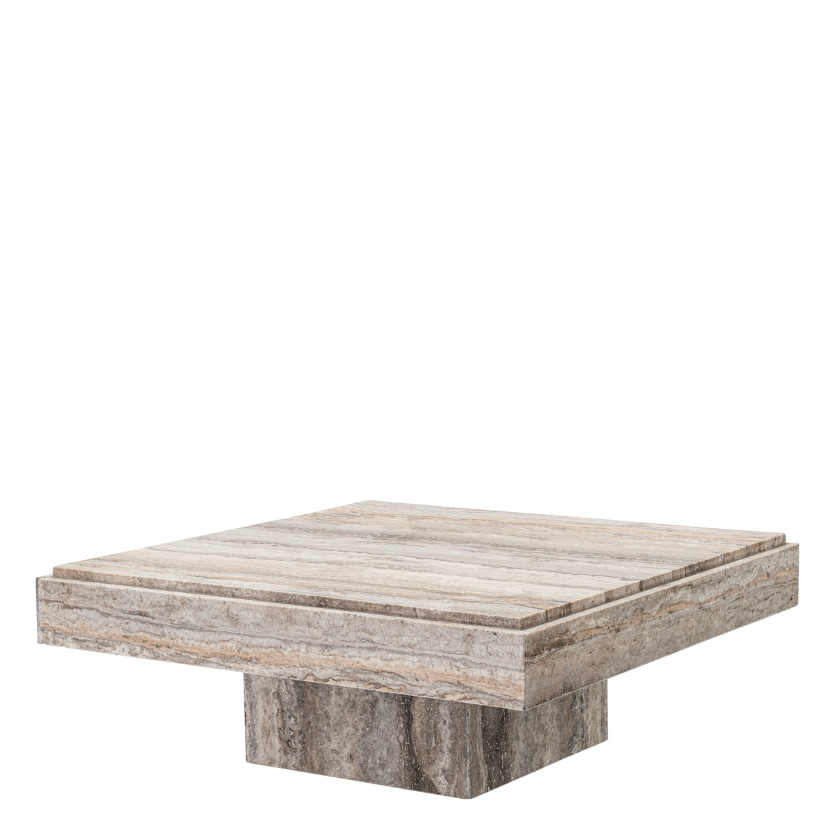 Coffee Table Sartoria silver travertine