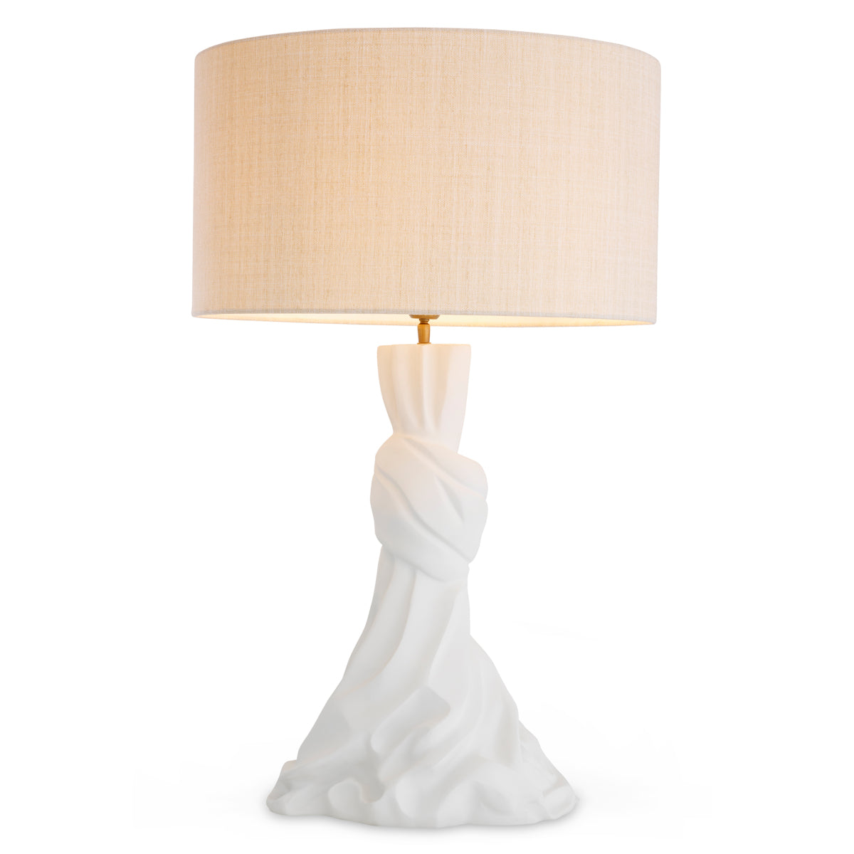 Table Lamp Banyan white finish incl shade