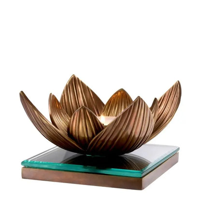Tealight Holder Lotus Eichholtz