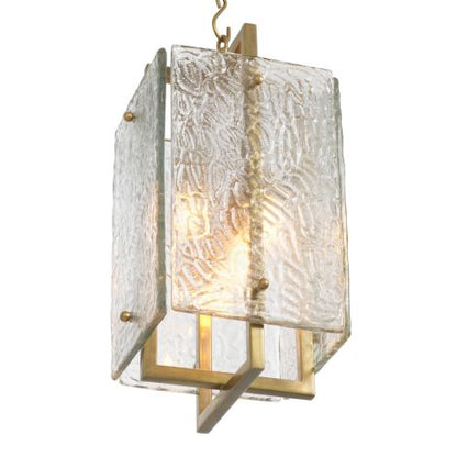 Pendant Solara vintage brass finish