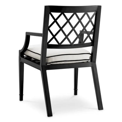 Outdoor Dining Chair Paladium with arm Eichholtz