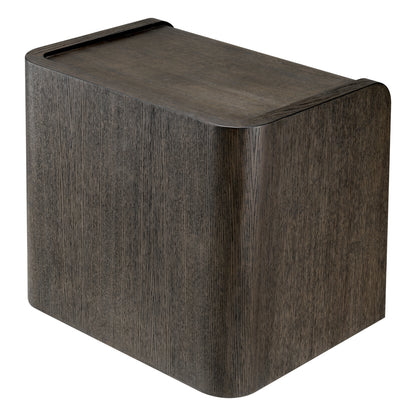 Nightstand Joane mocha oak oak veneer