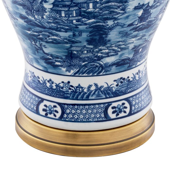Table Lamp Chinese Blue Eichholtz