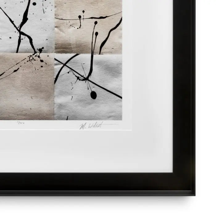 Print Ink Casting by Michael Willett set of 2 Eichholtz