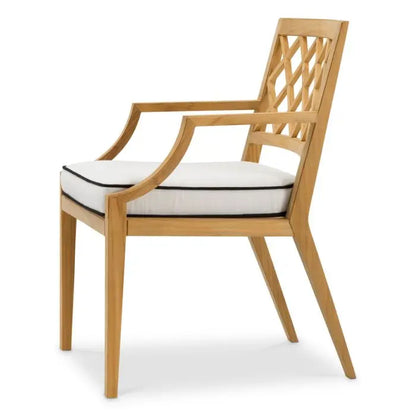 Outdoor Dining Chair Paladium with arm Eichholtz